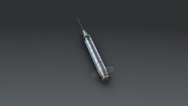 Seringue d'injection médicale — Video