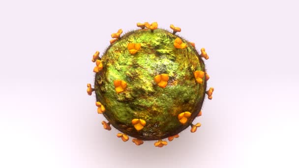 Anatomie des Hiv-Virus — Stockvideo