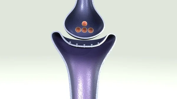 3D Acetylchloline wydania — Zdjęcie stockowe