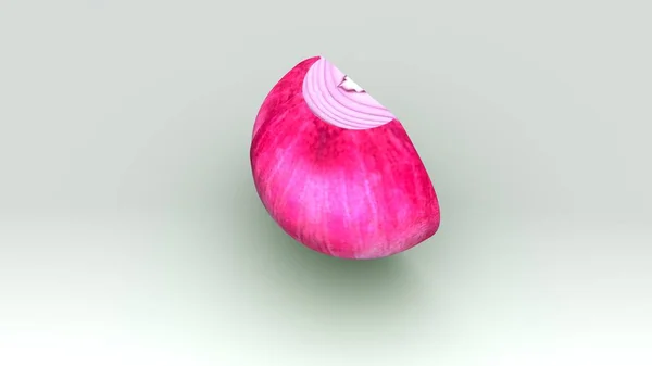 Allium fistulosum 3d illustration — 图库照片