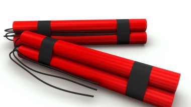 Dynamite 3d illustration