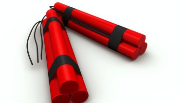 Dynamite 3d illustration