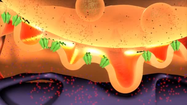 Neuron Motor concept — Stockvideo