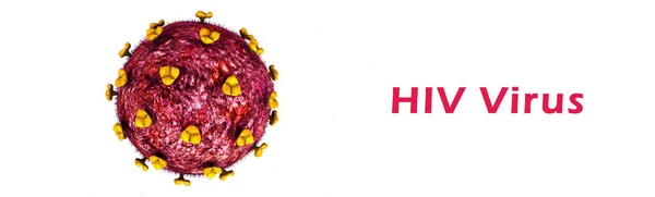 艾滋病 hiv 病毒 — 图库照片