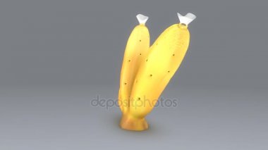 Lumbricus beyaz arka plan üzerinde 