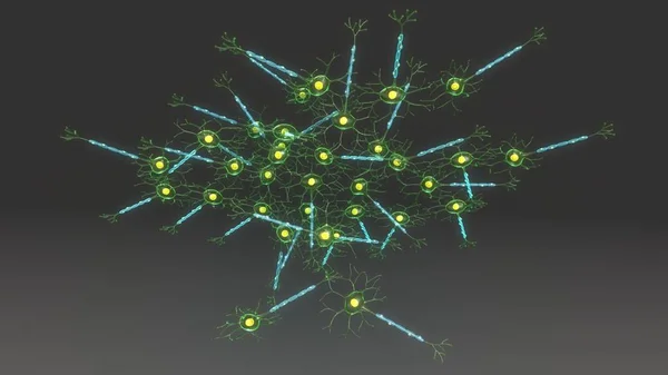 Estructura de Neurón aéreo —  Fotos de Stock