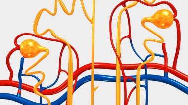 Nefron, insan böbrek parçası