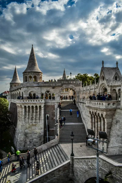 Beautihul View Fisherman Bastion — Stock Photo, Image