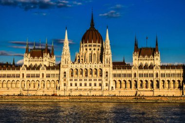 Macaristan, Budapeşte 'deki güzel parlaklık binası