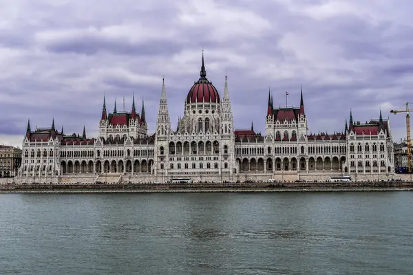 Edifício Belo Salão Budapeste Hungria — Fotografia de Stock