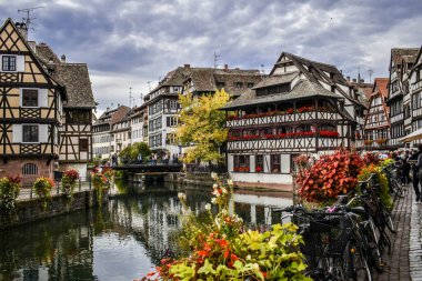 Strassbourg şehrinin karakteristik tasarımı