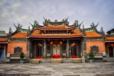 Geleneksel Tayvan tarihi aile evi Budist tarzında, Taichung