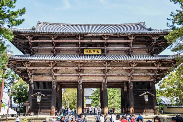 Historisk Träport Unesco Herritage Staden Nara — Stockfoto