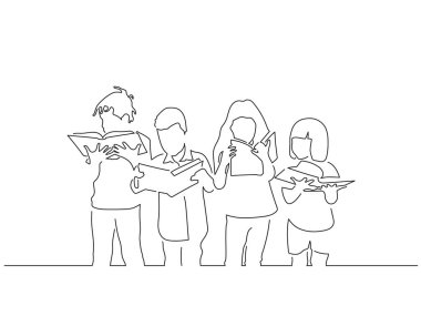 Çocuk çizimi, vektör illüstrasyon tasarımı. İnsan koleksiyonu.