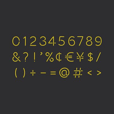 Neon simgesi, vektör illüstrasyon tasarımı.