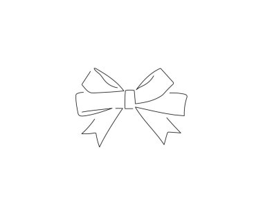 Noel izole çizgi çizimi, vektör illüstrasyon tasarımı.