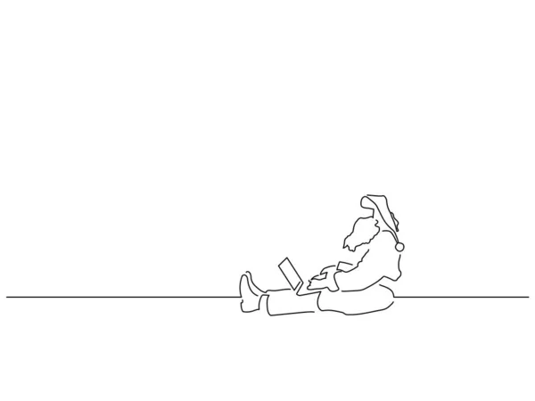 Christmas Isolated Line Draw Vector Illustration Design — 스톡 벡터