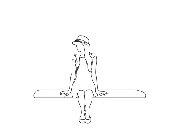 Люди Вулиці Ізольовані Малюнки Лінії Векторний Ілюстраційний Дизайн — стоковий вектор