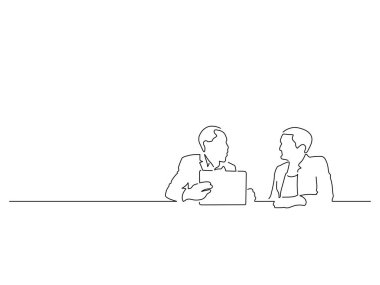 Teknoloji çizimi, vektör çizimi kullanan insanlar.