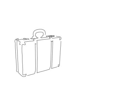 Seyahat çizimi, vektör illüstrasyon tasarımı.