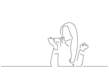 People eating isolated line drawing, vector illustration design. Food collection. vector People eating isolated line drawing, vector illustration design. Food collection. vector