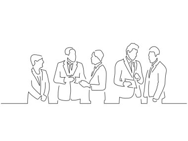 Takım çalışması çizimi, vektör illüstrasyon tasarımı.