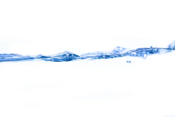 the water splash and air bubbles on white background,Isolate picture.
