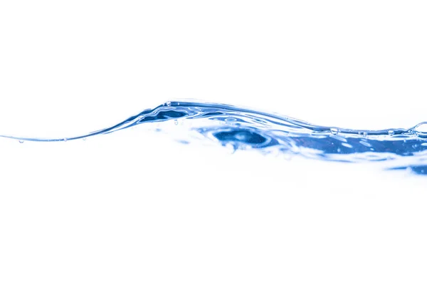 Respingo Água Bolhas Fundo Branco Isolar Imagem — Fotografia de Stock