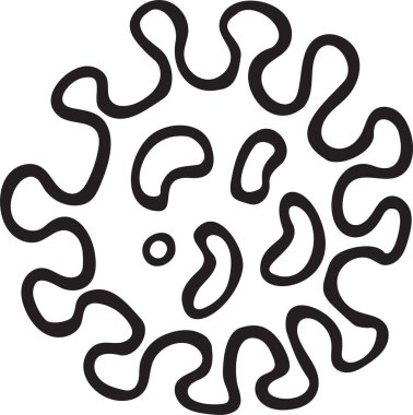 Virüs, bakteri, süper böcek vektör simgeleri - salgın veya salgın konsepti, virüs simgesi