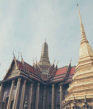 Emarald Buddha Bangkok Tayland 'daki Thai tapınağı.
