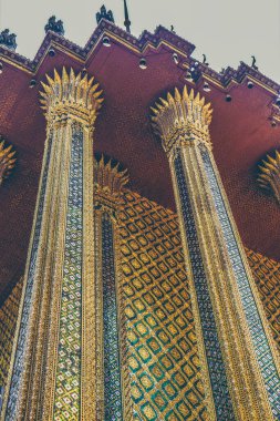 Emarald Buddha Bangkok Tayland 'daki Thai tapınağı.