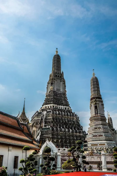 Wat Arun Templo Alvorada Banguecoque Tailândia — Fotografia de Stock