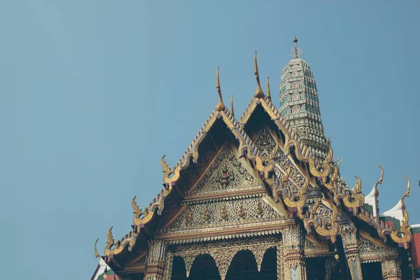 Templo Tailandês Emarald Buddha Bangkok Tailândia — Fotografia de Stock