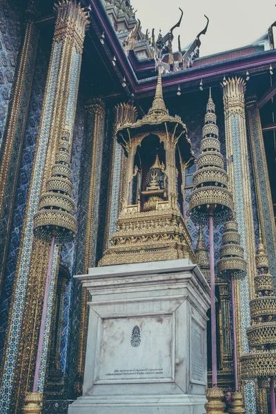 Templo Tailandês Emarald Buddha Bangkok Tailândia — Fotografia de Stock