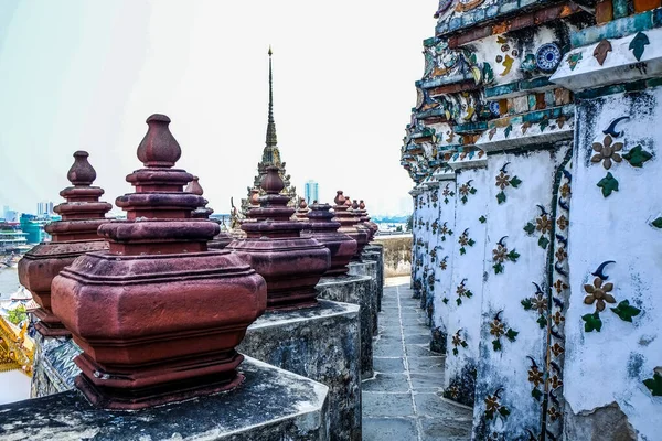 Wat Arun Templo Alvorada Banguecoque Tailândia — Fotografia de Stock