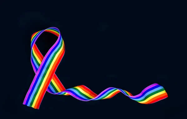 LGBT rainbow ribbon pride tape symbol. Stop homophobia. Isolated on a white  background Stock Photo by ©ADragan 322614448