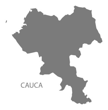 Gri Cauca Kolombiya Haritası