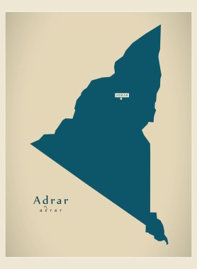 Modern harita - Adrar Dz
