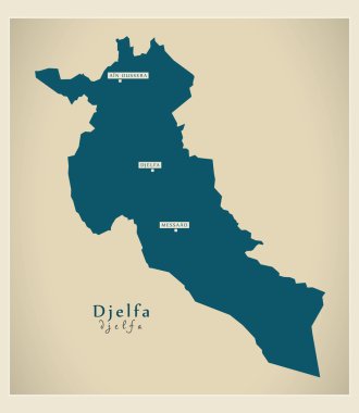 Modern harita - Djelfa Dz