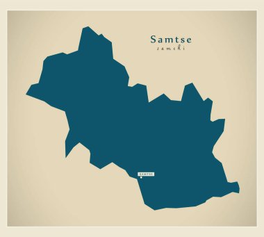 Modern harita - Samtse Bt