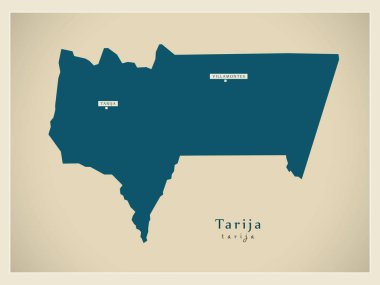 Modern harita - Tarija Bo