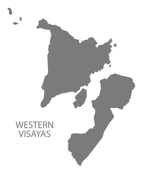 Западные Висайи Филиппины — стоковый вектор