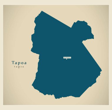 Modern harita - Tapoa Bf