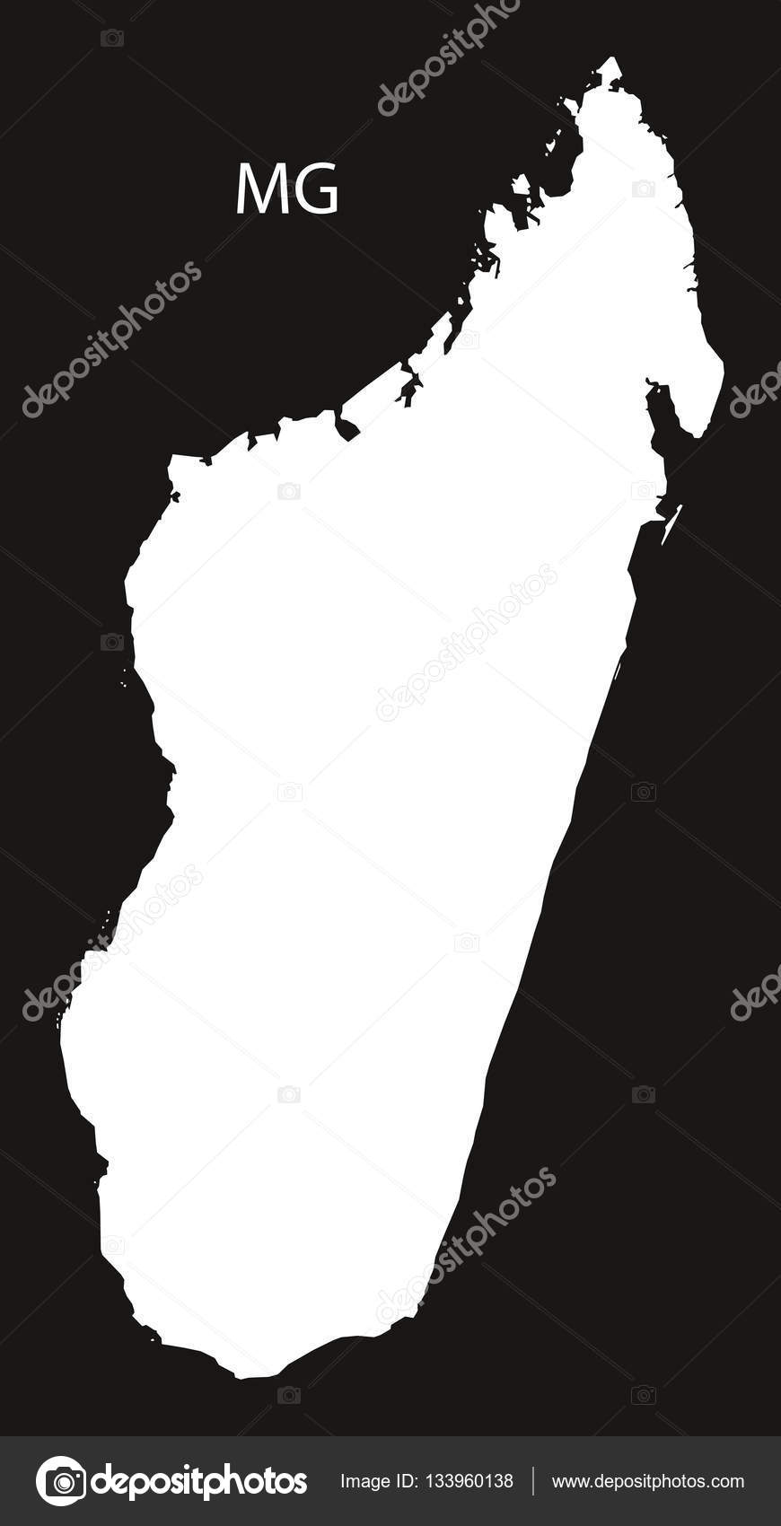 carte madagascar noir et blanc Madagascar Map Black And White Madagascar Map Black And White Stock Vector C Ingomenhard 133960138 carte madagascar noir et blanc