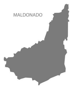 Maldonado Uruguay harita gri