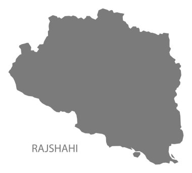 Gri: Rajshahi Bangladeş Haritası
