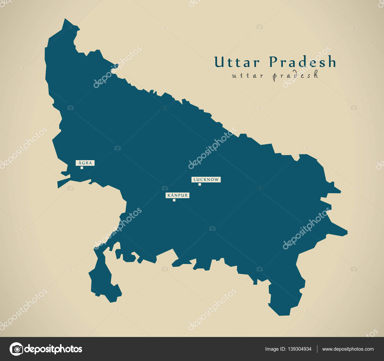 Resultado de imagem para estado de Uttar Pradesh