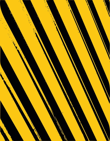Abstracto amarillo negro sitio de construcción textura de fondo — Vector de stock