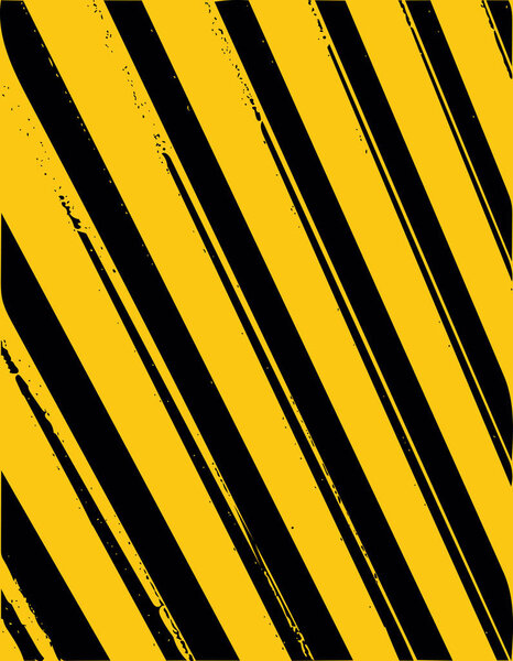 Abstract yellow black construction site background texture 