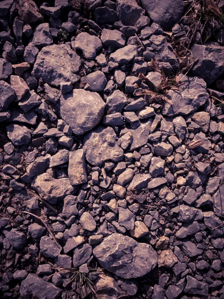 Purple gravel stone background texture — Stock Photo, Image